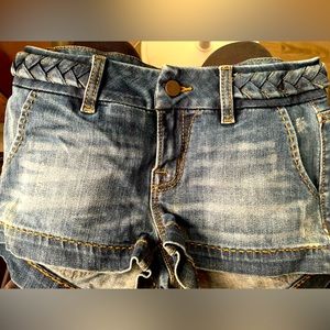 Miss me braided shorts